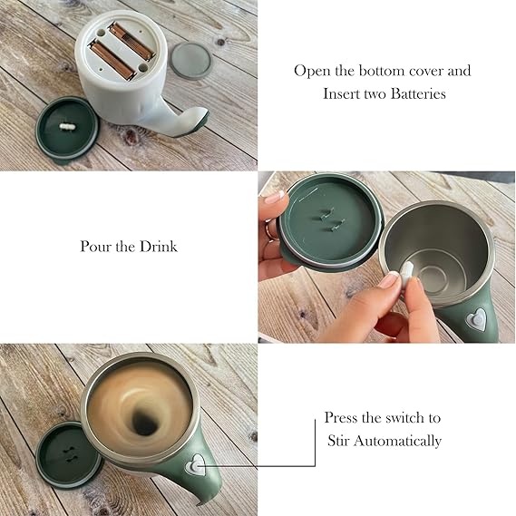 StirMate – Magnetic Self-Stirring Mug